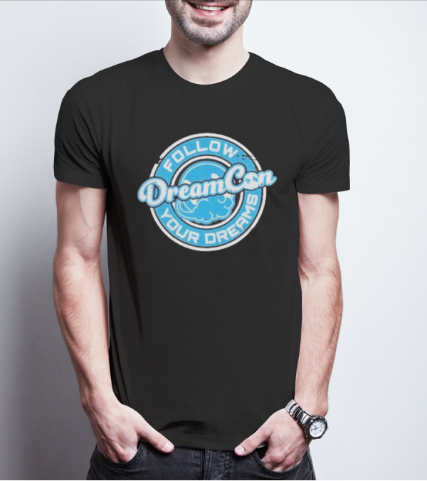 DreamCon Follow Your Dreams Dreamconvention Standard Cloud Badge T-Shirt