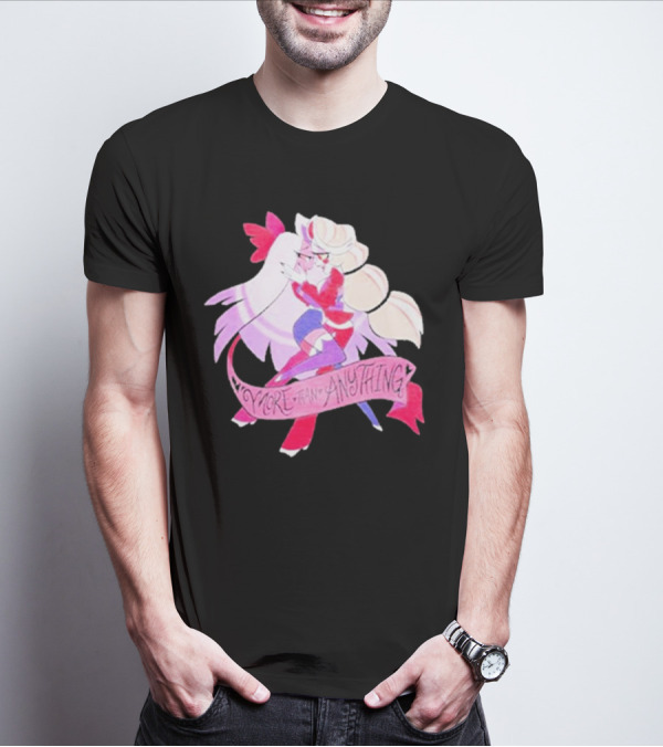 Hazbin Hotel Charlie And Vaggie Embrace More Than Anything T-Shirt