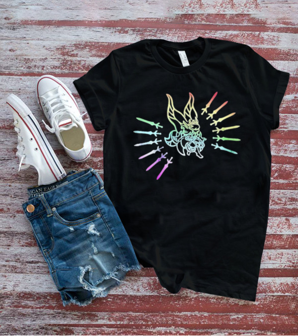 Terraria Empress Of Light Rainbow Swords T-Shirt