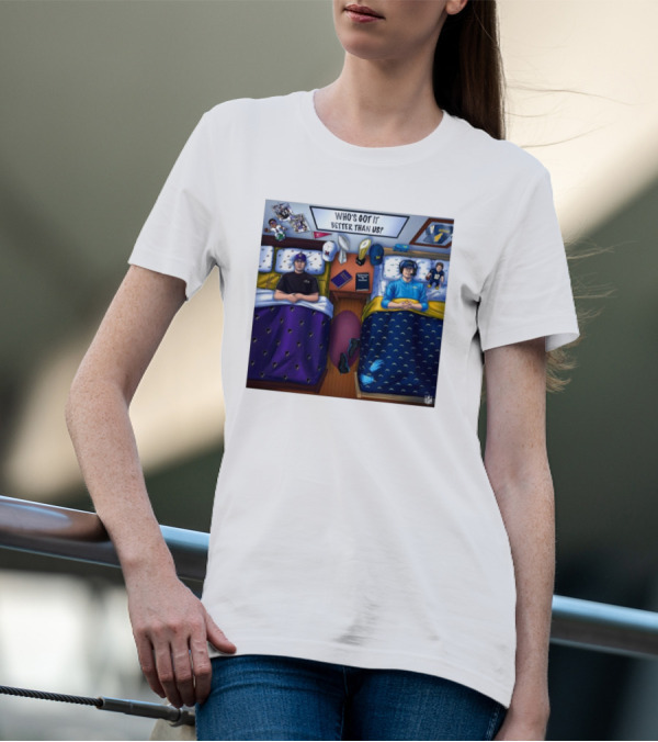 Who's Got It Better Than Us Coach Harbaugh NFL Football Baltimore Ravens At Los Angeles Chargers Nov 25, T-Shirt