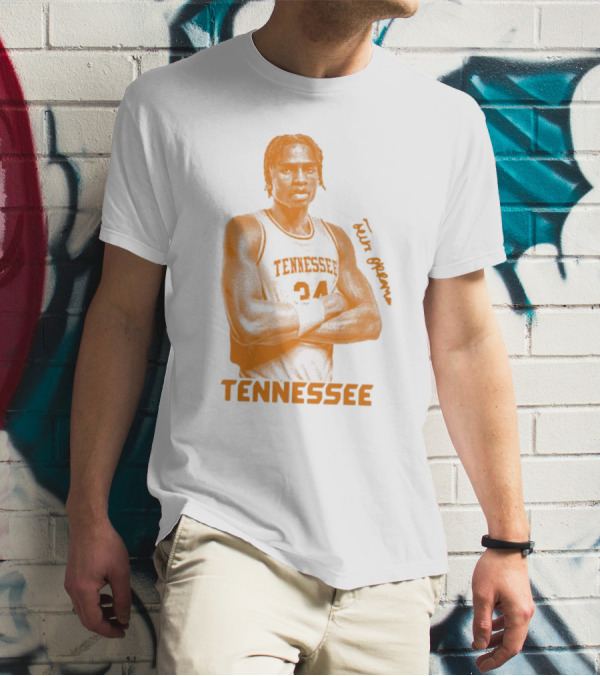 Felix Okpara Tennessee Basketball 34 Signature T-Shirt
