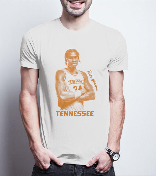 Felix Okpara Tennessee Basketball 34 Signature T-Shirt