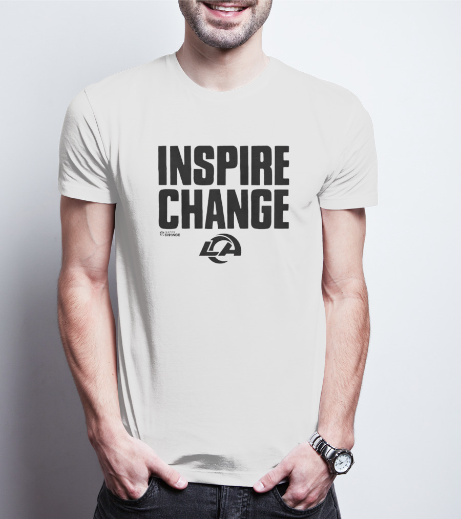 Los Angeles Rams Inspire Change LA Logo NFL T-Shirt
