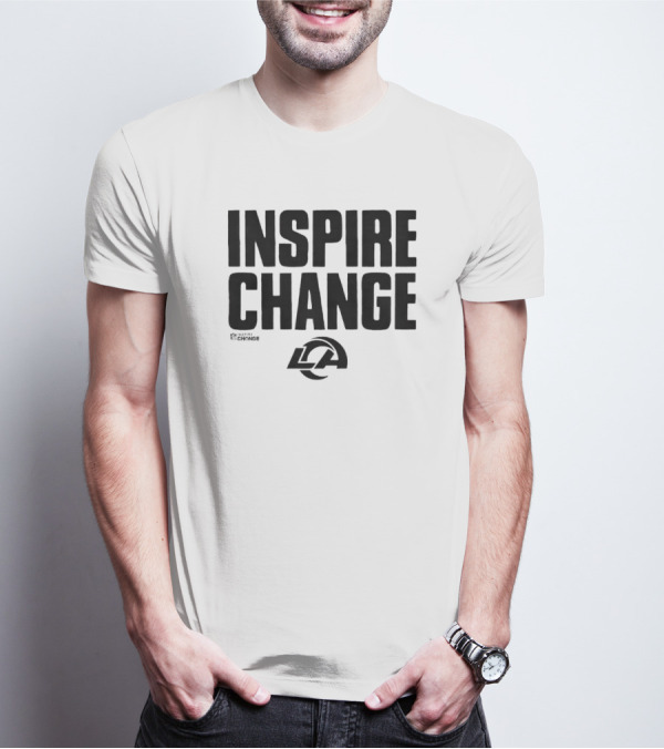 Los Angeles Rams Inspire Change LA Logo NFL T-Shirt