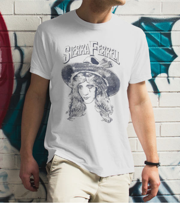 Sierra Ferrell Floating Head With Hat And Long Hair T-Shirt