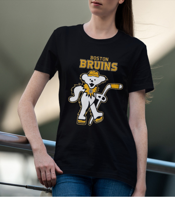 Boston Bruins Grateful Dead Dancing Bear T-Shirt