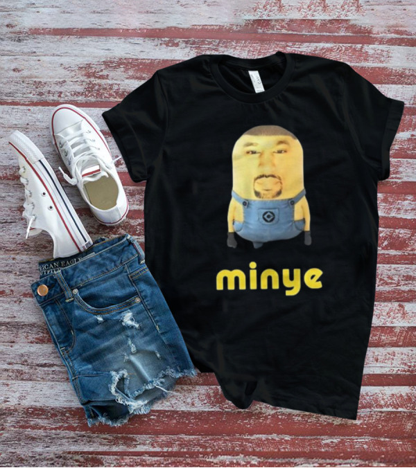 Dippytees Minye Minion Crossover Character Face T-Shirt