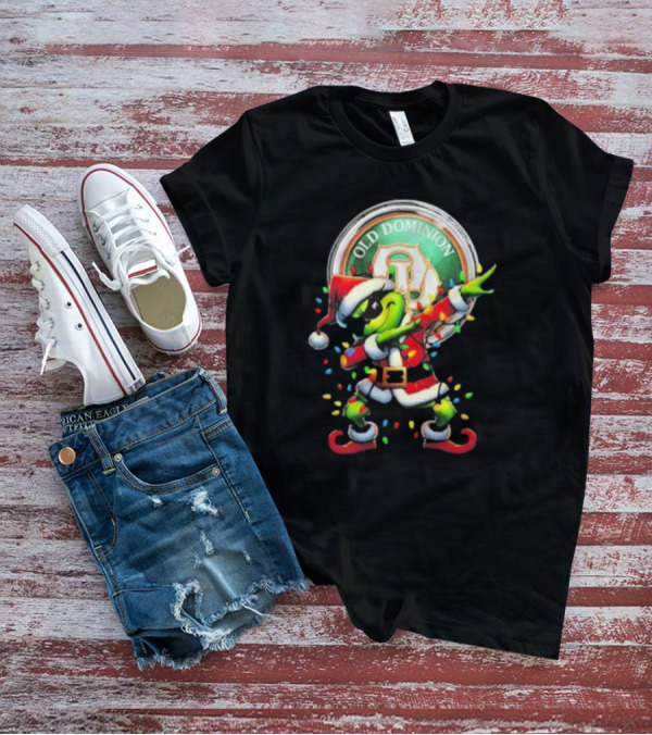 Old Dominion Freight Line Santa Grinch Dabbing Christmas T-Shirt