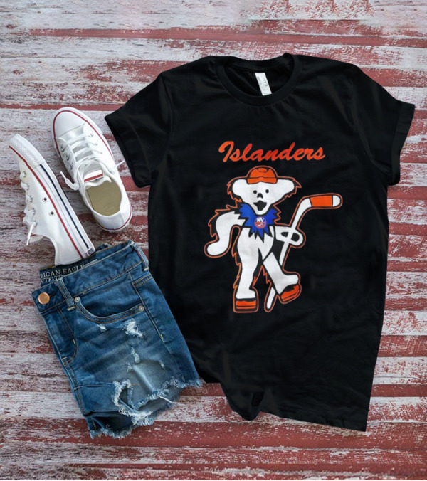 New York Islanders Hockey Grateful Dead Dancing Bear T-Shirt