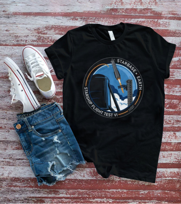 Starbase Earth Starship Flight Test VI NSC所属 T-Shirt