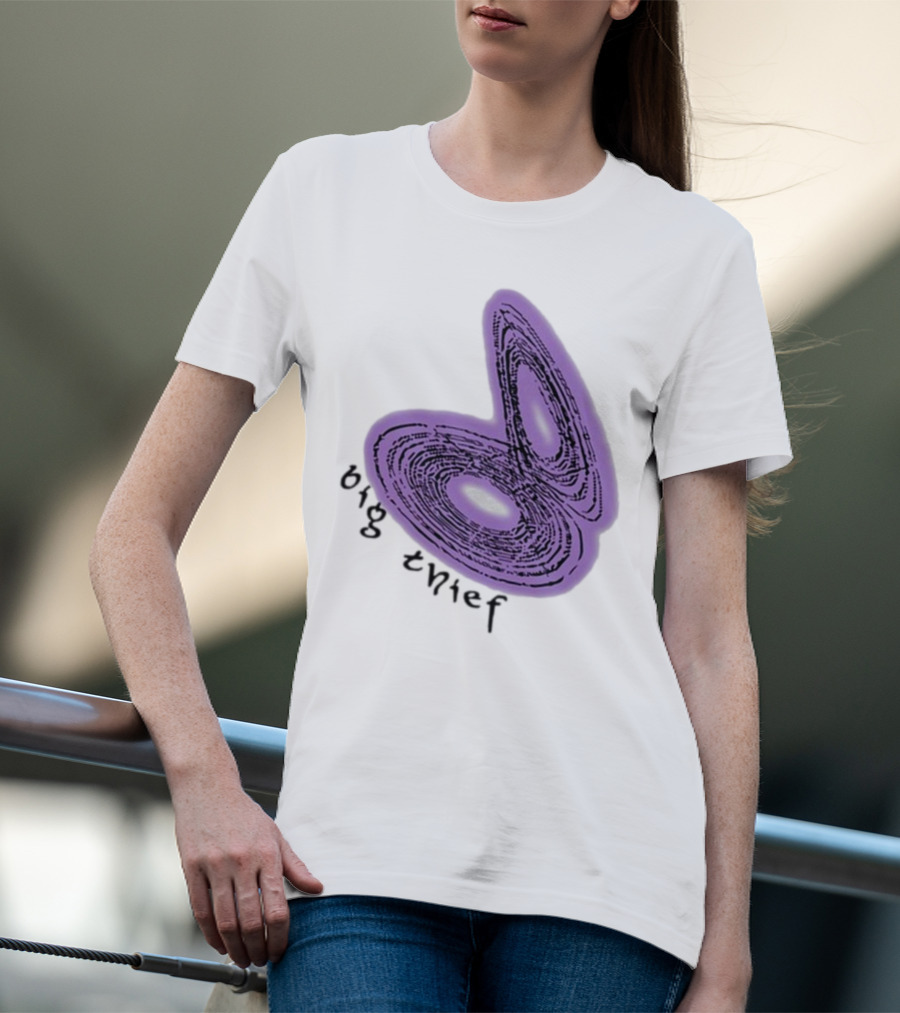 Big Thief Double Infinitee Purple Rings T-Shirt