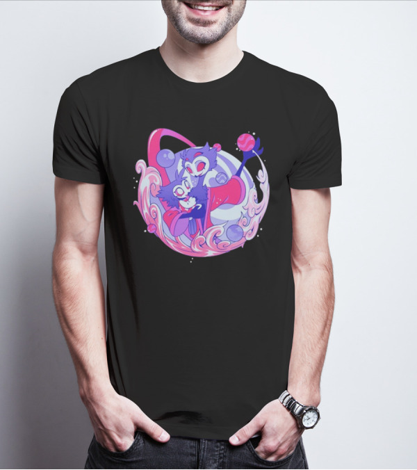 Stolas Owl Demon Cosmic Embrace Lullaby T-Shirt