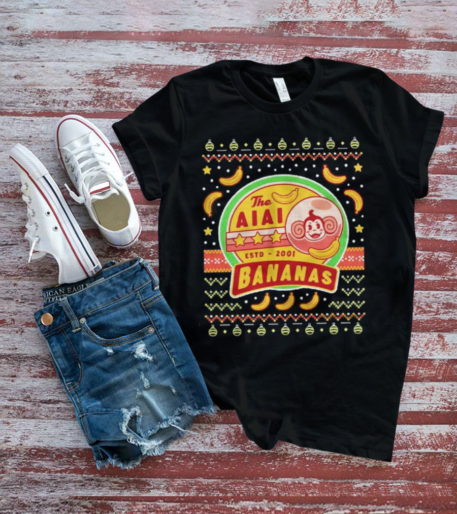 The Aiai Bananas ESTD 2001 Festive T-Shirt