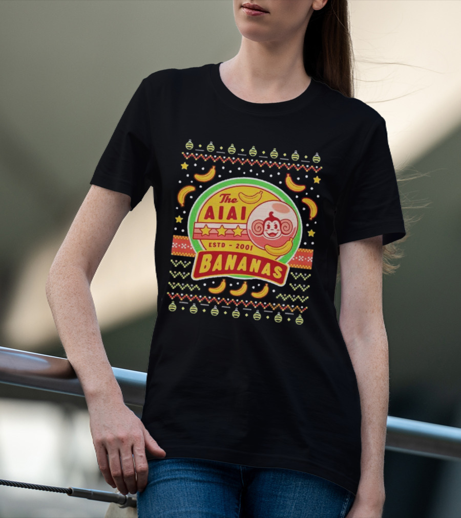 The Aiai Bananas ESTD 2001 Festive T-Shirt