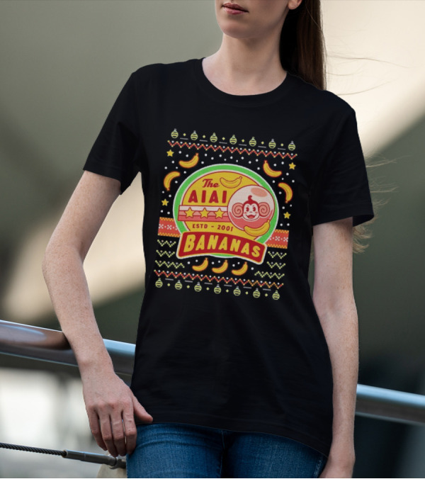 The Aiai Bananas ESTD 2001 Festive T-Shirt