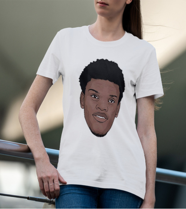 Lamar Jackson Big Head MVP Baltimore Ravens NFL T-Shirt