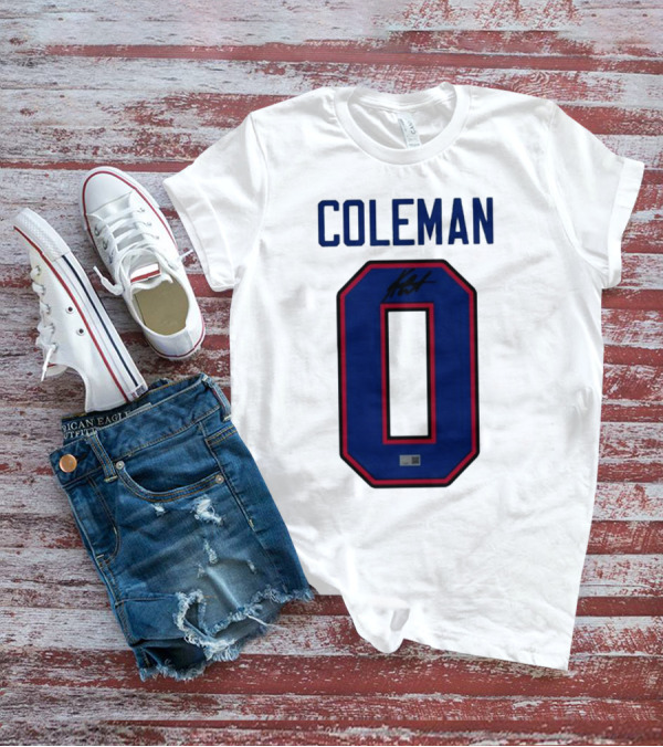 Coleman Signed Number 0 T-Shirt
