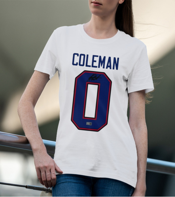 Coleman Signed Number 0 T-Shirt