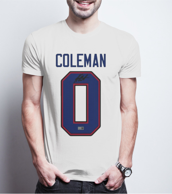 Coleman Signed Number 0 T-Shirt
