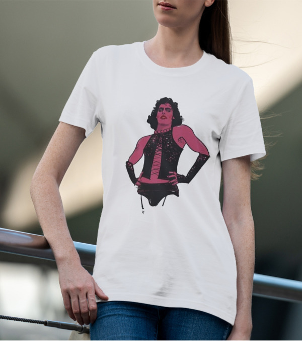 Macho Frank N Furter Rocky Horror Tim Curry Dr. Frank-N-Furter Iconic Costume Image T-Shirt