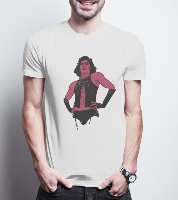 Macho Frank N Furter Rocky Horror Tim Curry Dr. Frank-N-Furter Iconic Costume Image T-Shirt