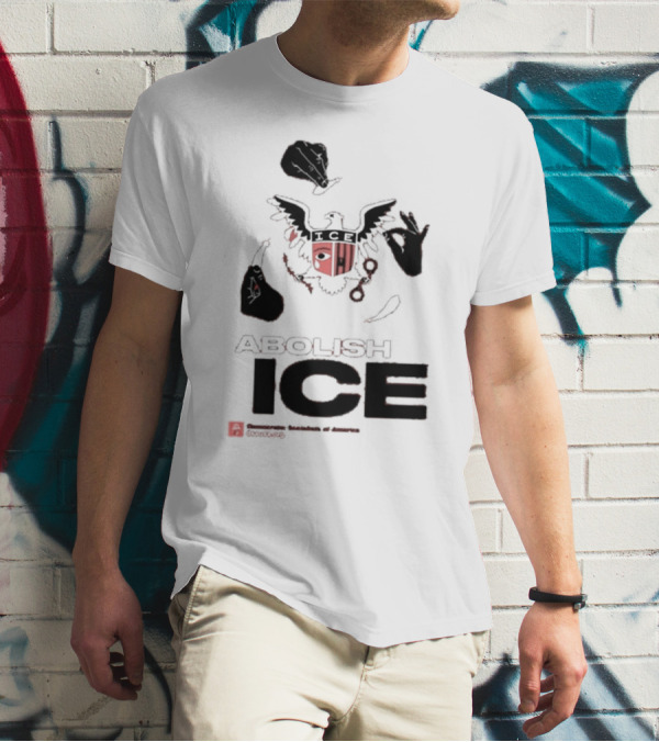 Abolish ICE Democratic Socialists Of America Iconography T-Shirt