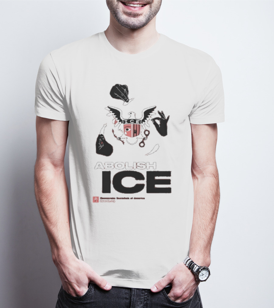 Abolish ICE Democratic Socialists Of America Iconography T-Shirt