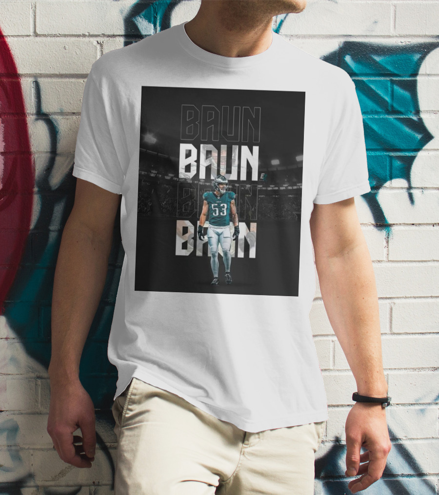Baun Philadelphia Eagles QB Sack Go Birds Football Stadium T-Shirt
