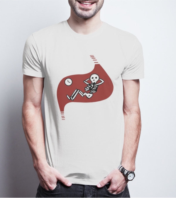 Daodaosama1125 Skeleton With Clock Death Of Dungeon Meshi Falin T-Shirt