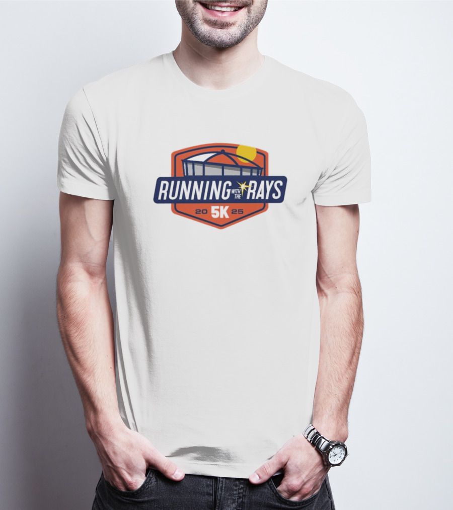 Running With The Rays 5K 2025 Tampa Bay Rays Stadium T-Shirt