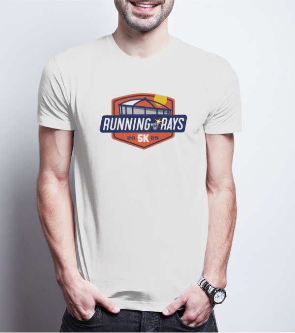 Running With The Rays 5K 2025 Tampa Bay Rays Stadium T-Shirt