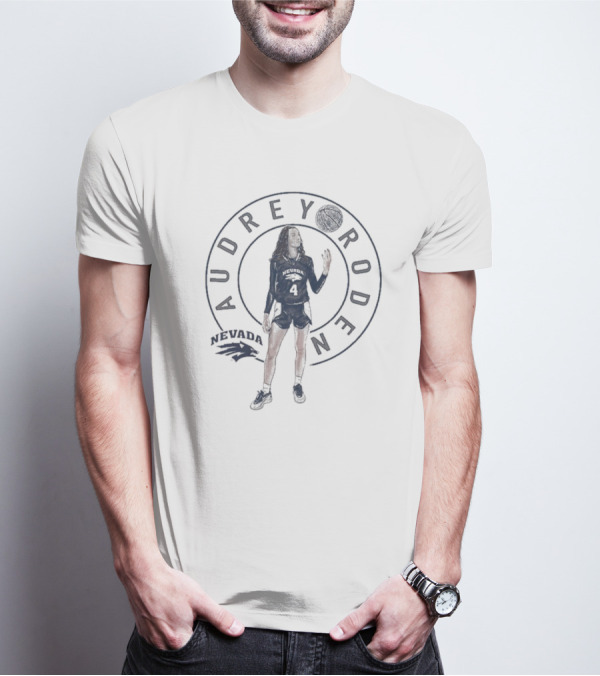 Audrey Roden Nevada Wolf Pack Basketball Player Circular T-Shirt