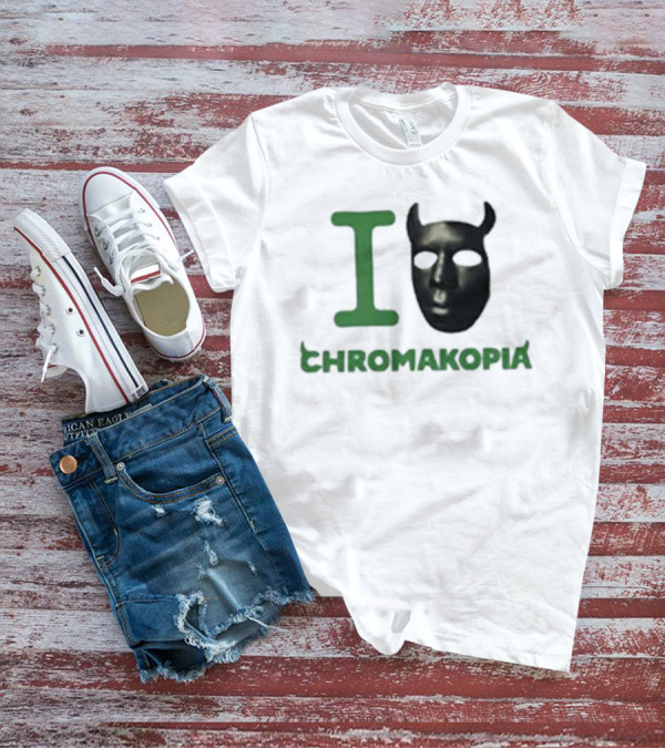I Love Chromakopia Mask With Horns T-Shirt