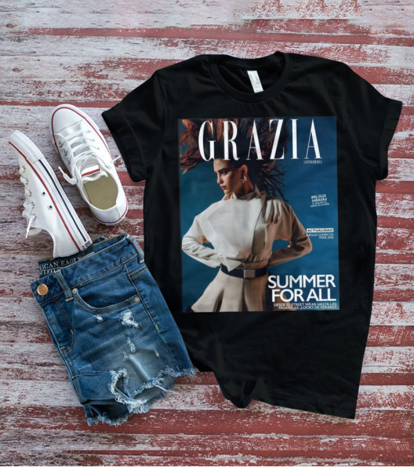 Grazia Latinoamerica Summer For All Melissa Barrera Juegos Olimpicos Paris T-Shirt
