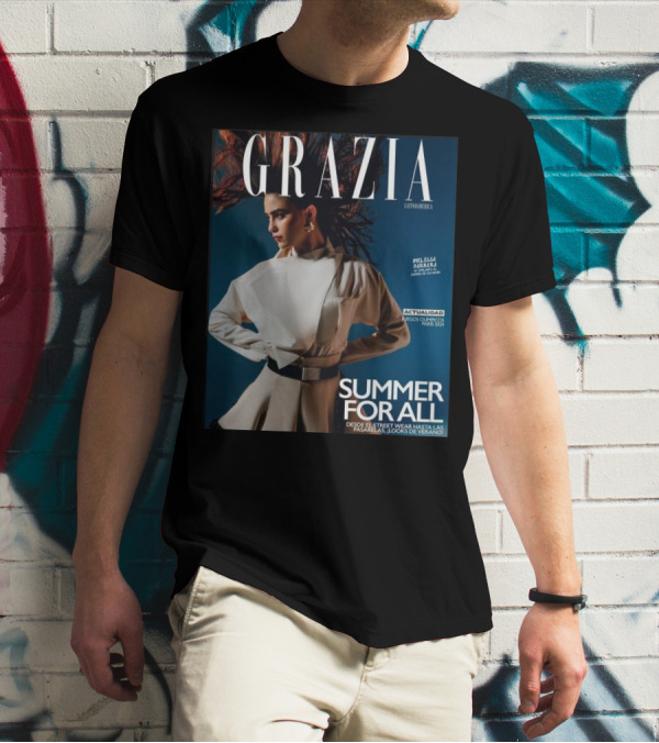Grazia Latinoamerica Summer For All Melissa Barrera Juegos Olimpicos Paris T-Shirt