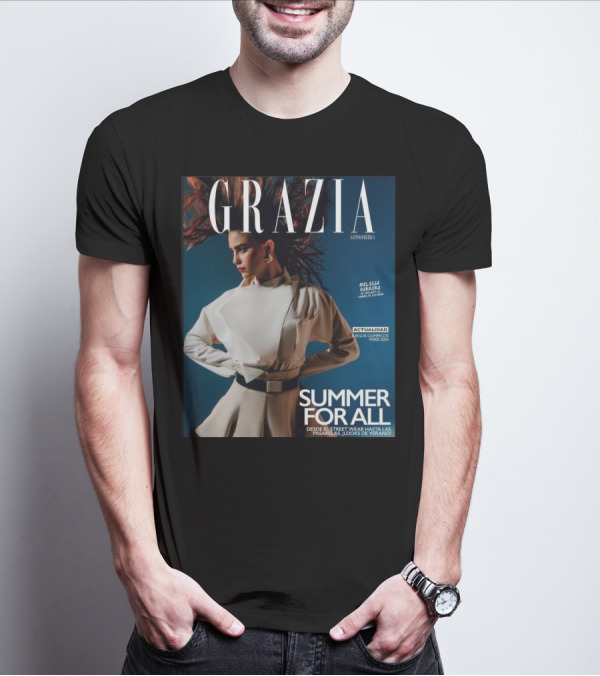 Grazia Latinoamerica Summer For All Melissa Barrera Juegos Olimpicos Paris T-Shirt