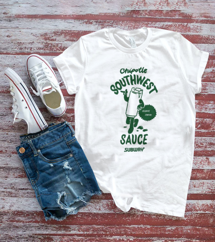 Chipotle Southwest Sauce Subway Iconic NYKVAK T-Shirt