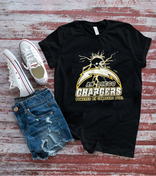 San Diego Chargers Powered By Chargers Fuel Vintage T-Shirt