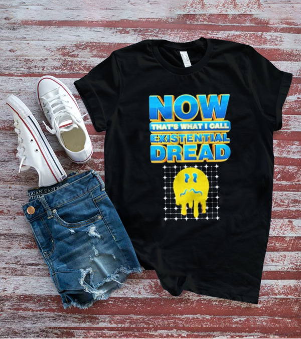 NOW That’s What I Call Existential Dread Melting Emoji Grid T-Shirt