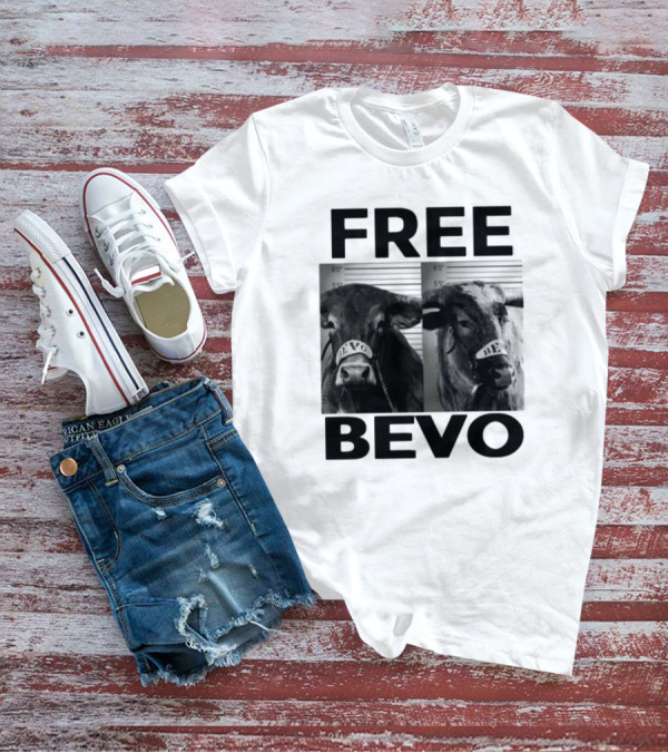 Free Bevo Mugshot Cow With Kyle Umlang T-Shirt