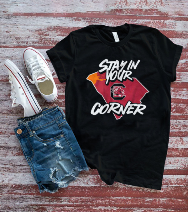 South Carolina Gamecocks Stay In Your Corner Football Iconic T-Shirt