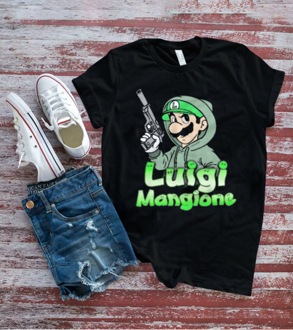 Luigi Mangione Super Mario Bros Parody That Go Hard T-Shirt