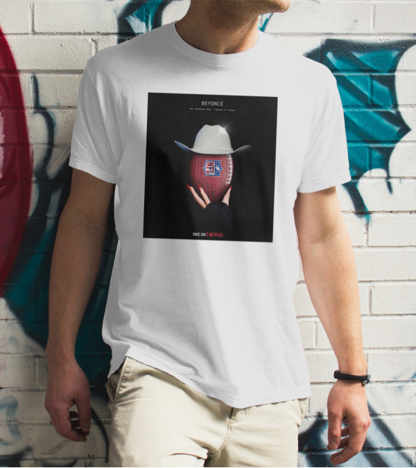 BEYONCÉ NFL Halftime Show Ravens Vs. Texans Dec 25 Netflix T-Shirt
