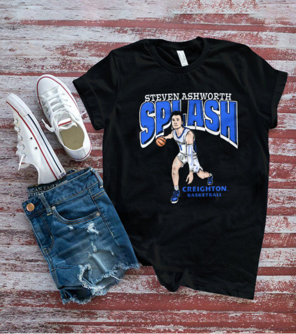 Steven Ashworth Splash Creighton Basketball Cartoon T-Shirt