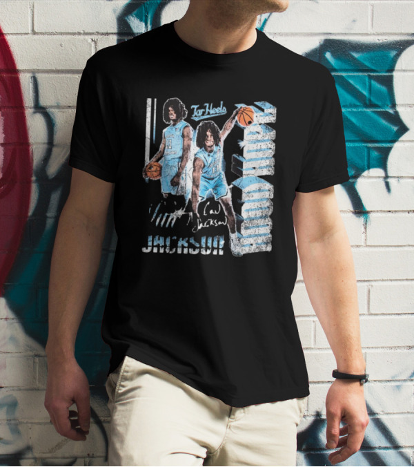 Ian Jackson North Carolina Tar Heels Basketball Signature 90s Hood Hope T-Shirt
