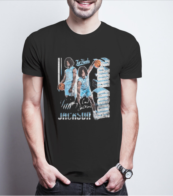 Ian Jackson North Carolina Tar Heels Basketball Signature 90s Hood Hope T-Shirt