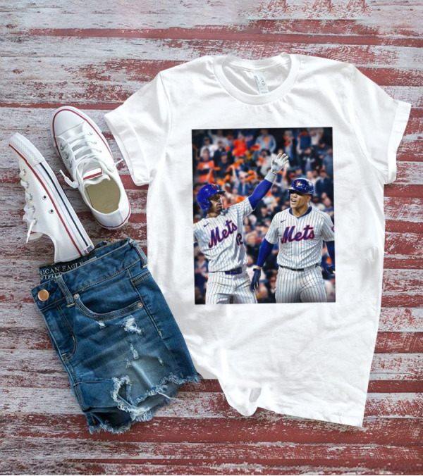 New York Mets MLB Teammates Juan Soto Francisco Lindor T-Shirt