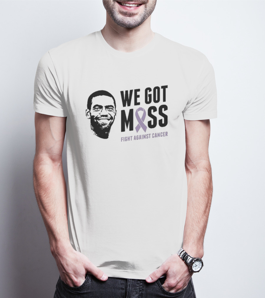 We Got Moss Fight Against Cancer Randy Moss Cancer Awareness Purple T-Shirt