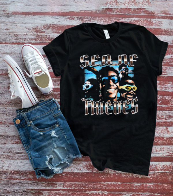 Sea Of Thieves Bruhtees Smiling Faces With Sunglasses T-Shirt
