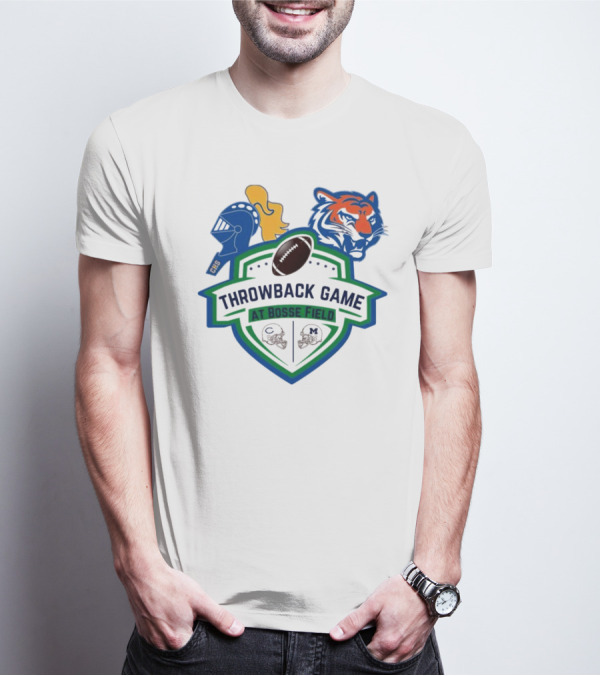 Throwback Game At Bosse Field Memorial Central Tigers Knights Football Showdown T-Shirt